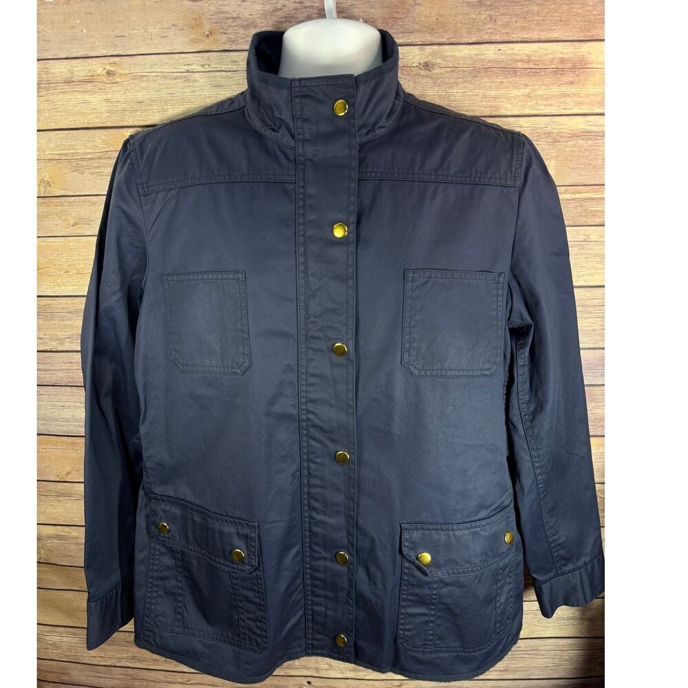 Laura Scott Blue Zip Up Jacket Size XL